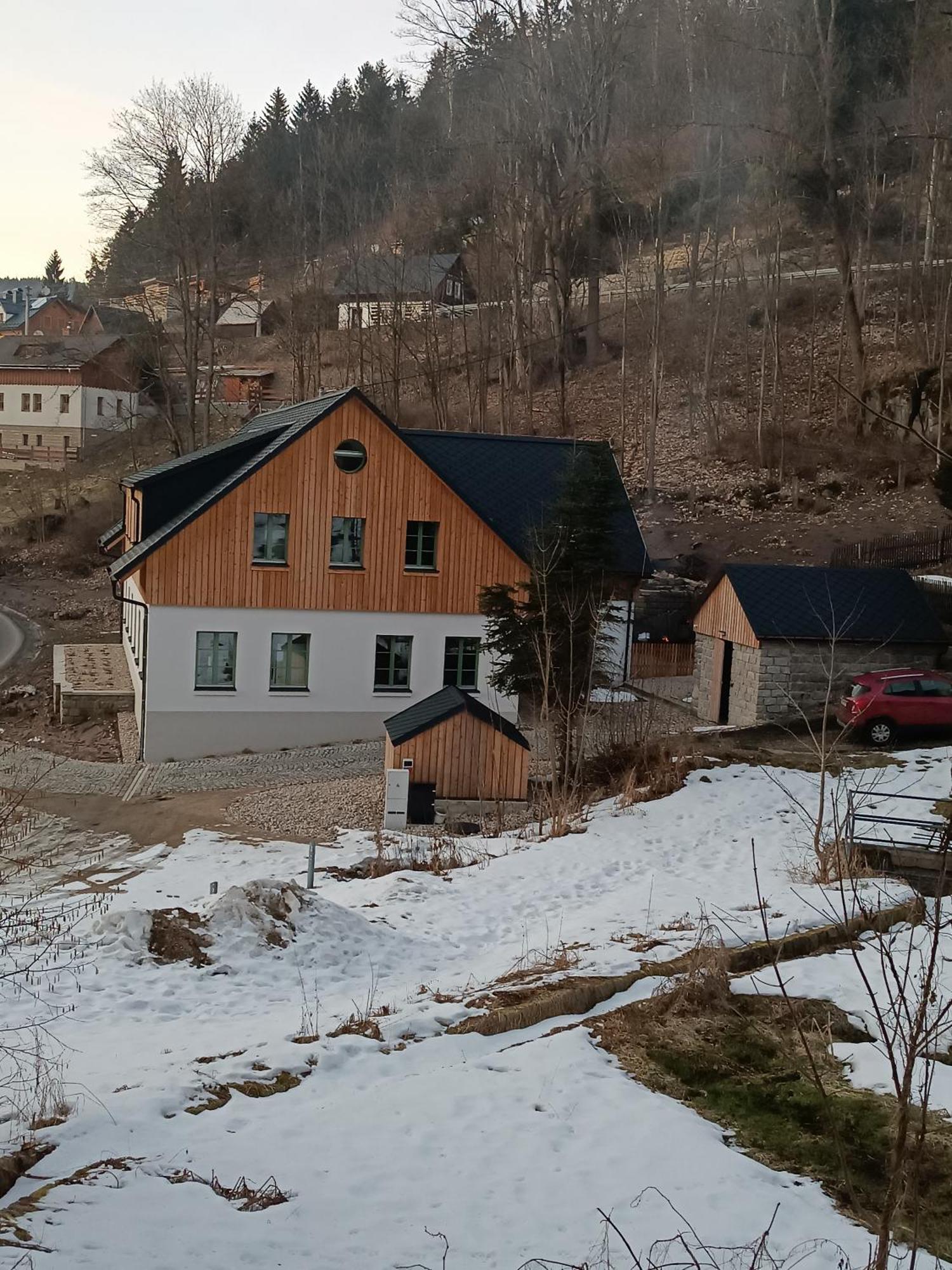Apartman Na Mechu ยาโนฟ นาด นีโซว์ ภายนอก รูปภาพ